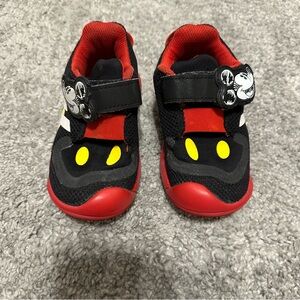Disney Mickey Mouse Kids Sneakers - Black, Red, and Yellow